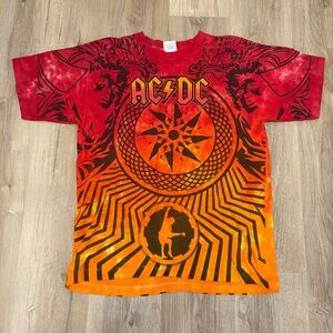2009 Tie-Dye AC/DC World Tour Band Tee